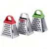 Stainless Steel 4-inch Mini Four-Sided Multi-functional Grater for Ginger and Cheese