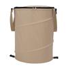 Camping Trash Can with Zippered Lid 24 Gallons Large Capacity Foldable Portable Garden Garbage Container for Outdoor