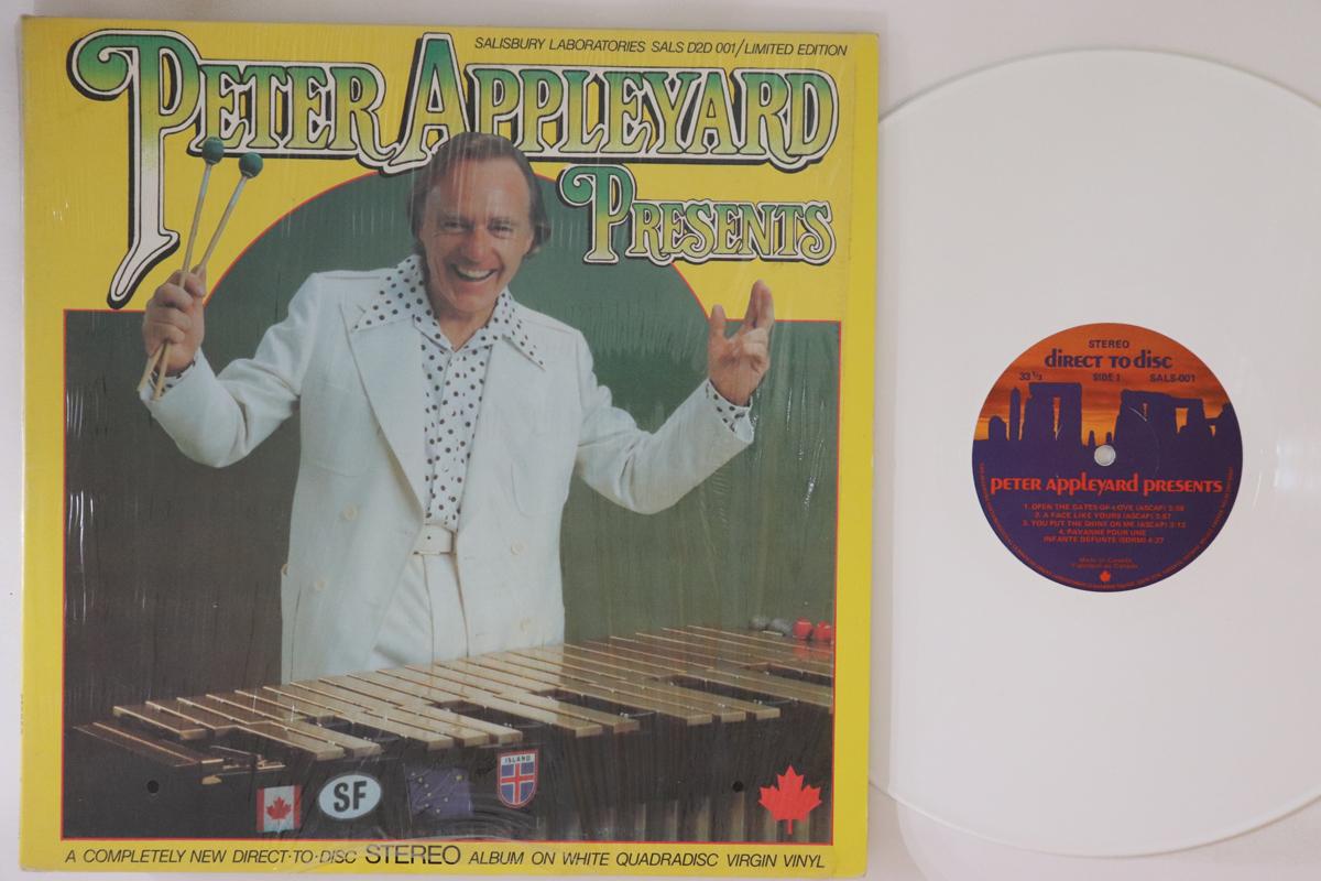 

LP Record PETER APPLEYARD Presents SALS001 SALISBURY LABO 1977 Canada Jazz Used