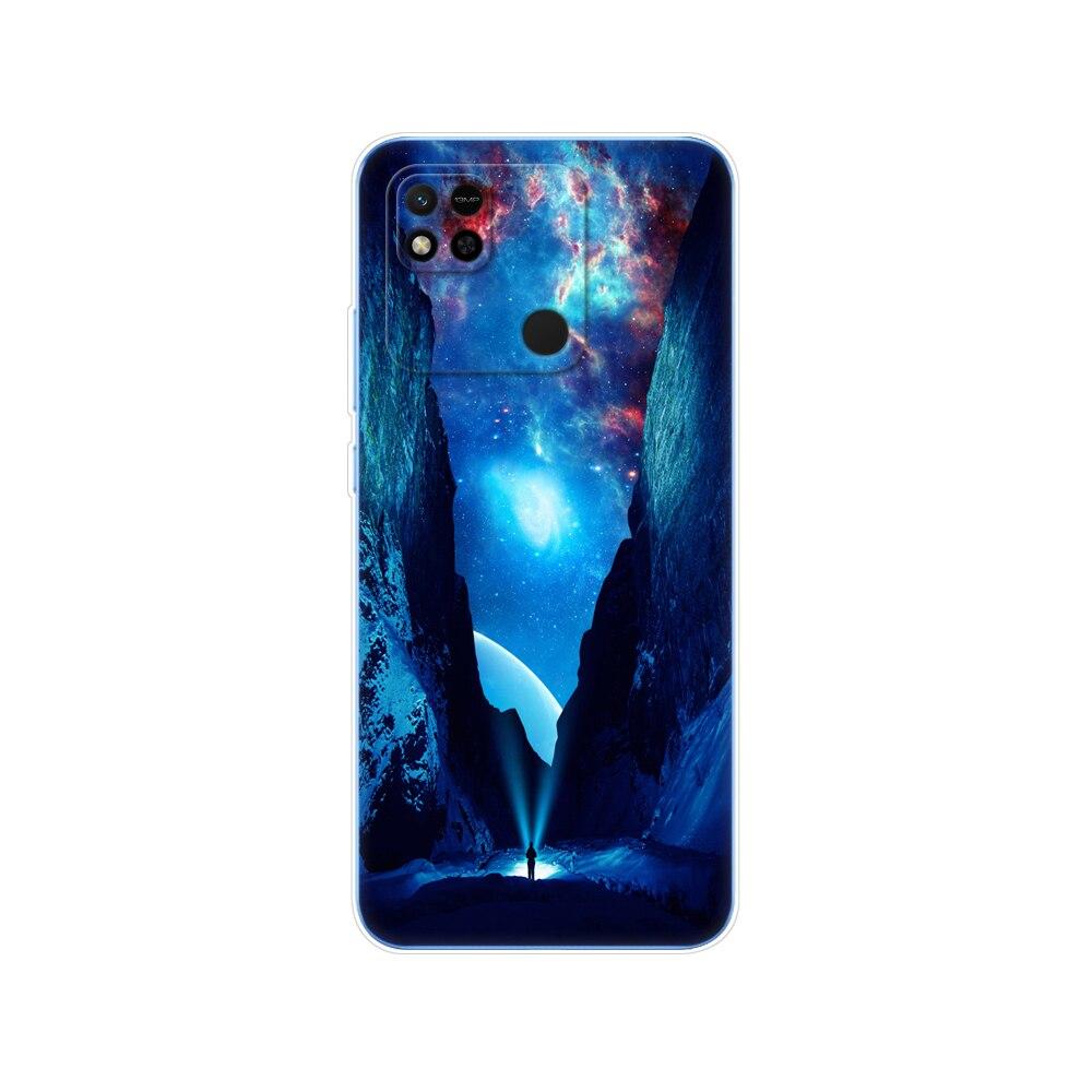 For Redmi 10A Case Back Cover For Xiaomi Redmi 10A Phone Case Redmi10A Bag Tpu Soft Silicon Protective Bumper Etui Funda Coque