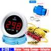 Digital 0-120℃ Water Temperature Gauge with Alarm Radiator Tempe Joint Pipe Sensor Hose Adapter 26-40mm for Gasoline Diesel Car