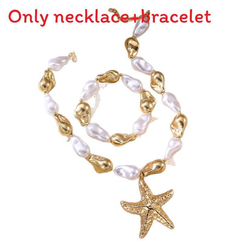 Womens Geometric Necklace With Alloy Star Pendant For Women