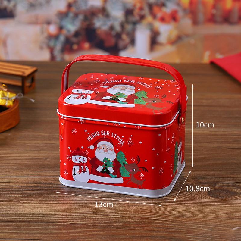 Caixa de Presente de Natal, Caixa de Biscoitos, Doces e Chocolates, Caixa de Presente Requintada para Véspera de Natal, Decoração de Casa e Suprimentos para Festas