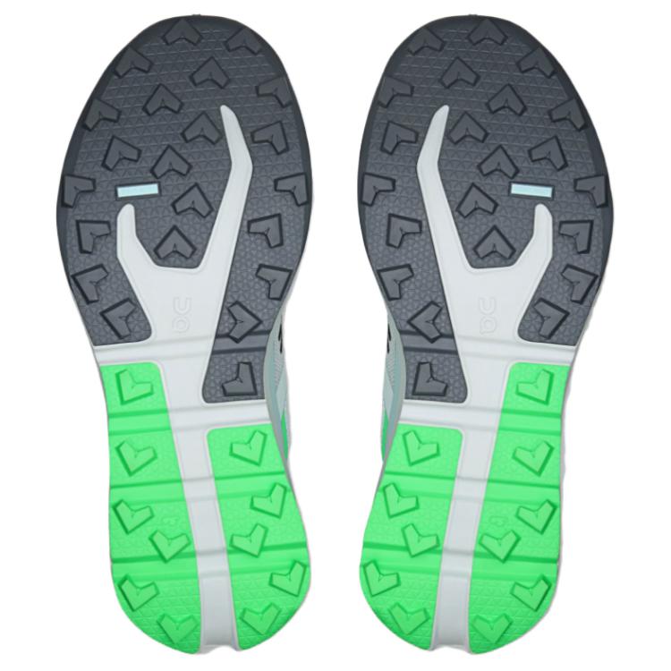 Women's Sneakers On Running On Cloudvista 3 Running Shoes Women's Low Top Gray Green