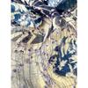Used Indian silk stole, Ari embroidery, 1395, thin, spring/summer, 40x180, navy, Mother's Day gift