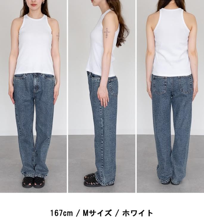 Emptio Ärmlös Tanktopp Gym Längre Perfekt för Basic Bomull Damtopp, Utan Kupor, Figursydd, Loungewear, Underkläder, Träning, Längd, Sval,