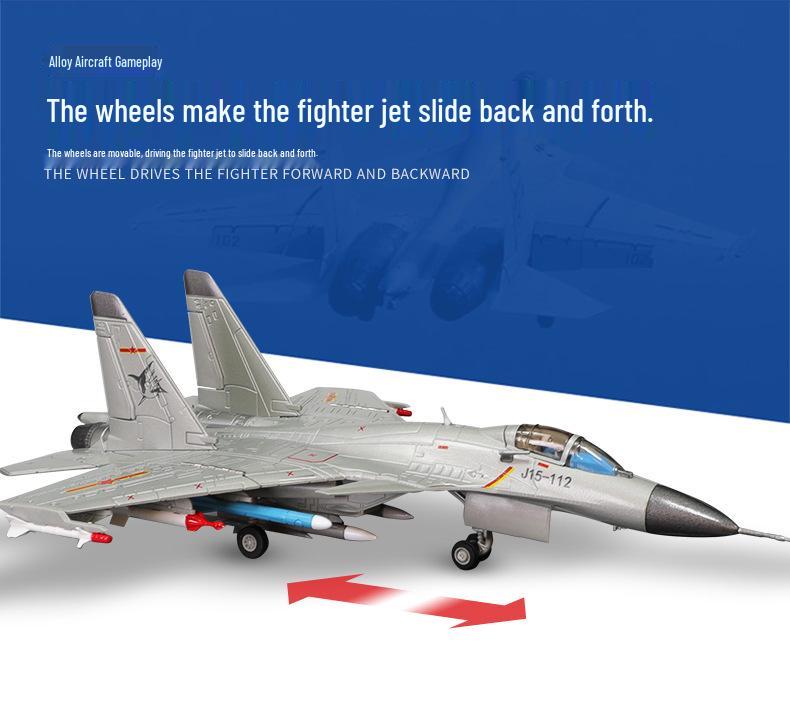 J-15 Carrier-Borne Fighter 1:72 Alloy Model Aircraft