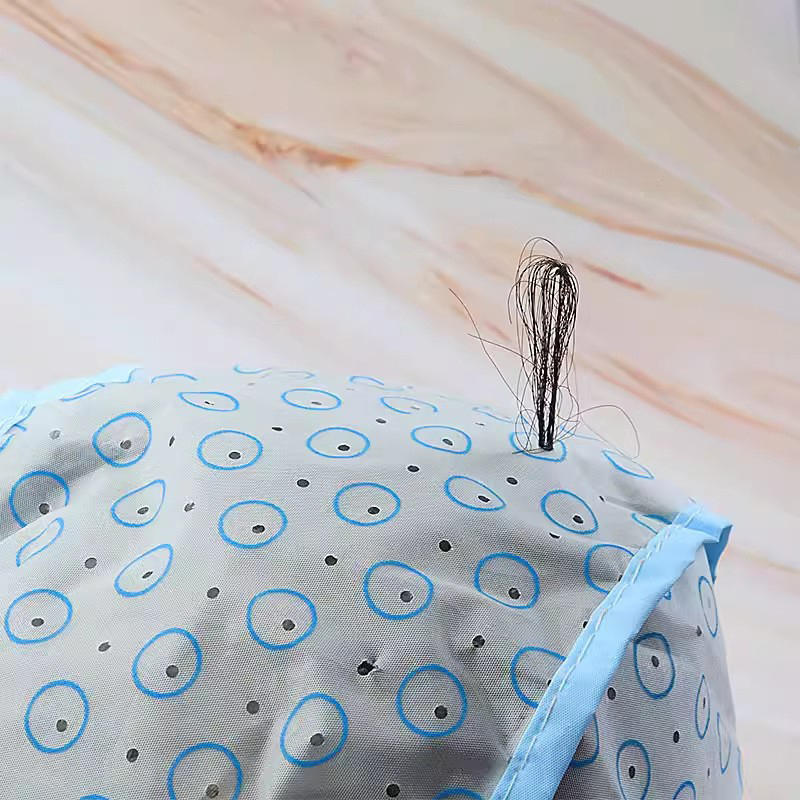 1-6 Stück Haarfärbekappe zum Strähnen Haarfärbekappe Einweg-Strähnenkappe Mit Plastikhaken Friseurwerkzeuge zum Färben