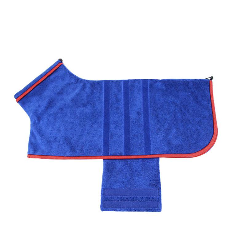 

Quick-drying Pet Bathrobe Microfiber Absorbent Dog Towel Clothing Medium Dog Bathrobe XS