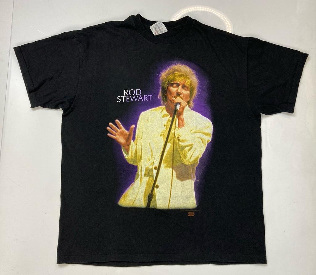 VINTAGE Rod Stewart A Night To Remember 1993 Grafik T-Shirt Herren XL Musik 90er