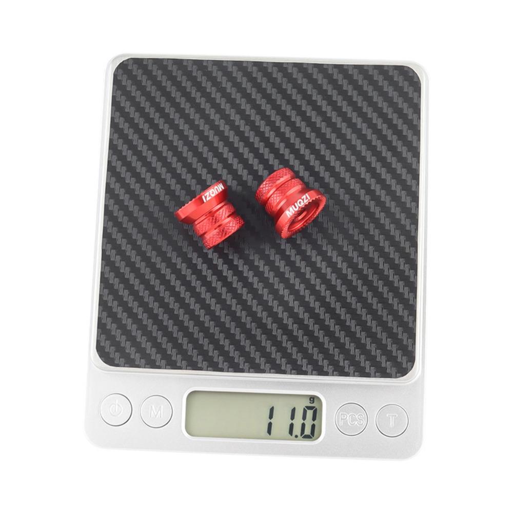 1 Pair Lightweight Bike Hub Nut Aluminium Zinc Zinc Alloy Quick Release Lever Nut Hub  Riding Tool