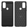 Carbon Case elastyczne etui pokrowiec Motorola Moto G Play 2022 czarny