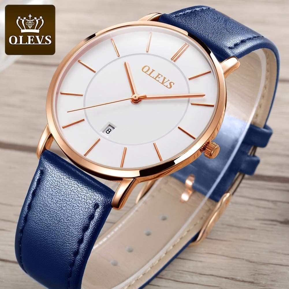 OLEVS Pair Watches Popular Couple Watch Set for Men and Women Perfect Gift for and Other Special - - Weddings, Anniversaries, Mother's Day, Father's