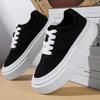2025 Trendy Height-Boosting Sneakers with Breathable Thick Sponge Sole