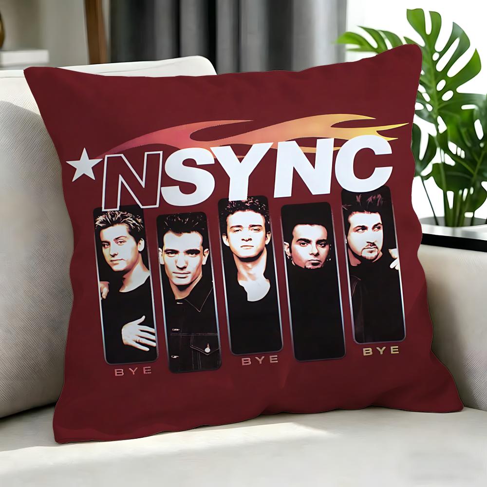 Pop Nsync Kissenbezug Kissenbezug Set 4 Stück 50X50 45X45 40X40 Kissenhülle Dekorativ Sofa Heimdeko