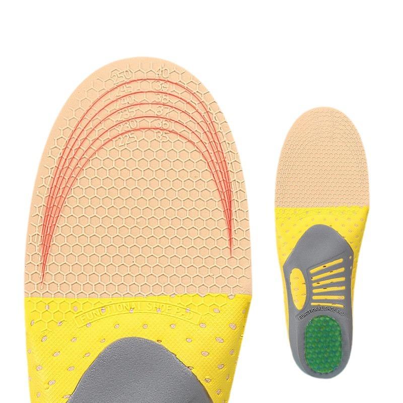 Arch Sports Insole Breathable Shock Absorption Sweat Absorption Arch Support Insole Basketball Running Leisure Full Mat