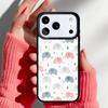 Indian Baby Elephants Phone Case for iPhone 17 16 15 14 13 Pro Max Back Cover for 12 11 Pro Coque