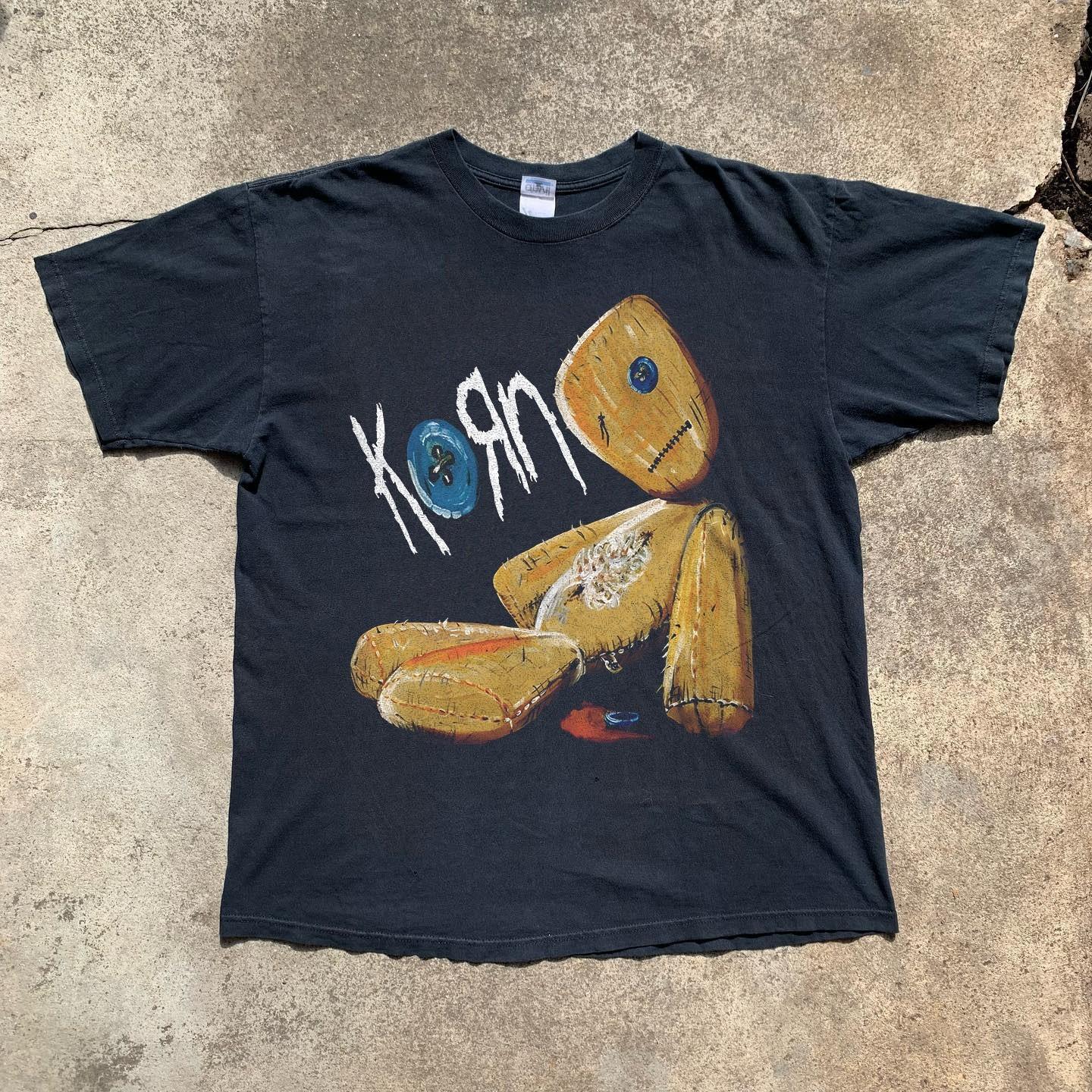 Korn Issues Album Nu-Metal Heavy Cotton Black T-shirt Size S-5XL XL
