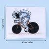 Astronaut Cycling Bicycle Stickers For Bicycle Frame Top Tube DIY Waterproof Cycling MTB Road Bikes Frames Decor