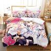 Brandneues NEKOPARA OVA Bettwäsche-Set Einzelbettgröße Größe Einzelbettgröße Doppelbettgröße Queen-Size King-Size Größe Bett-Set Schlafzimmer für Erwachsene und Kinder Bettbezug-Sets Anime parure de