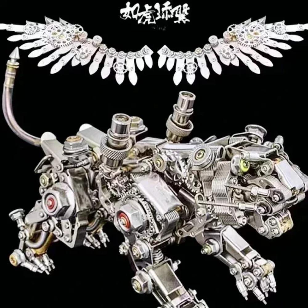 Mechanical Tyrannosaurus Rex, Cobra, Tiger, Scorpion King, Praying Mantis, Hell Level 3D Metal Puzzle Model, High Difficulty Toy
