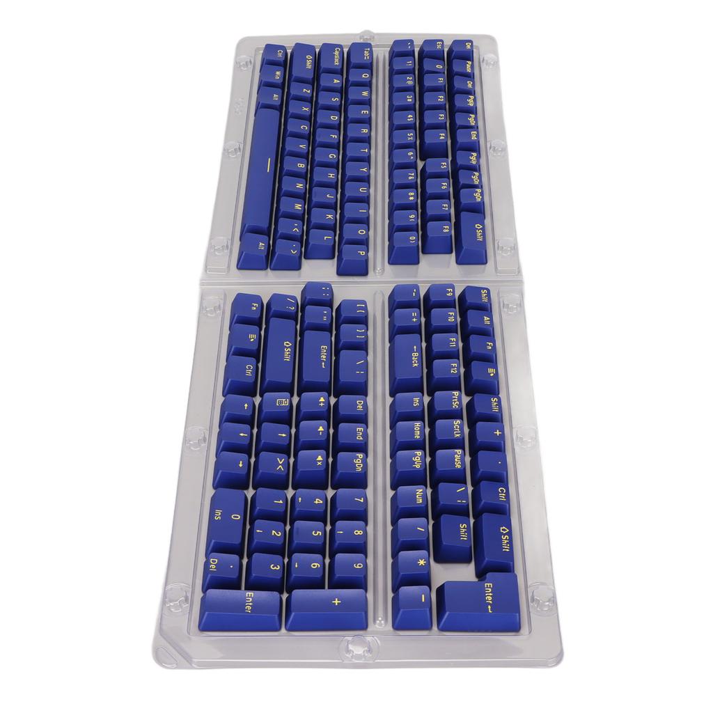 132 Key PBT Keyboard Keycaps OEM Height Secondary Injection Molding   Combination Matte Keycaps for Mechanical Keyboard