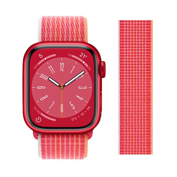 Nylon Strap For Apple Watch 10 Bands 46mm 44mm 40mm 45mm 41mm 49mm 42mm 38mm Bracelet Correa iwatch Series 8 se 7 6 3 9 11 40 mm