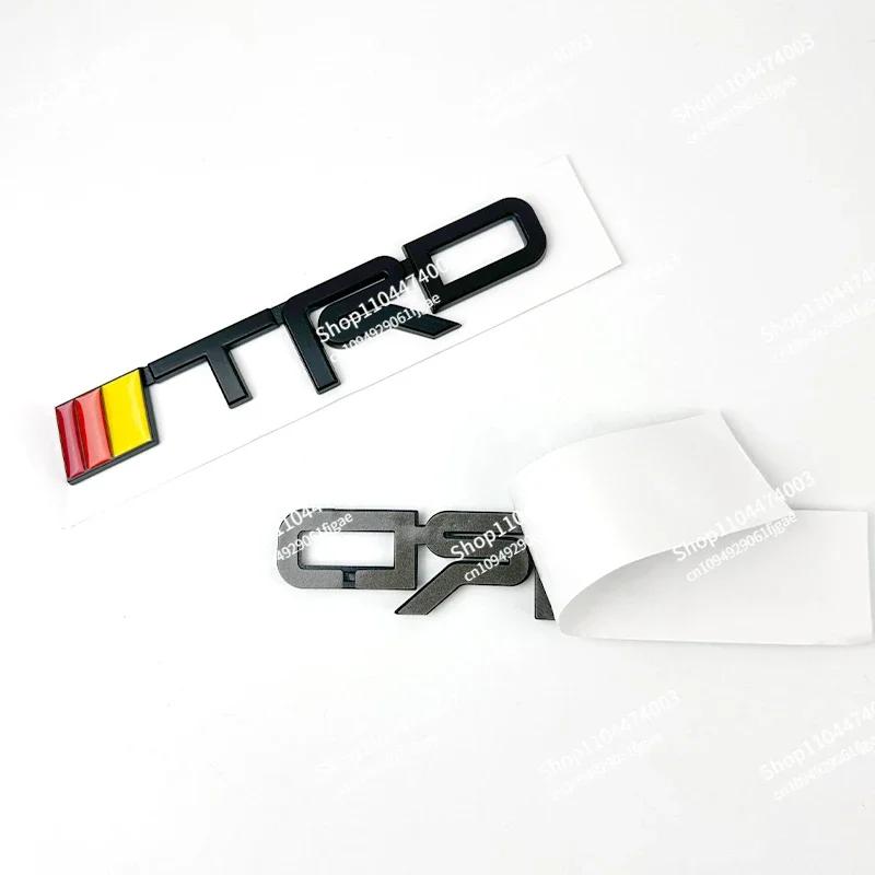 Suitable for Toyota 4RUNNER TRD Matte Black Letter Badge Replacement Self-adhesive Back AC9