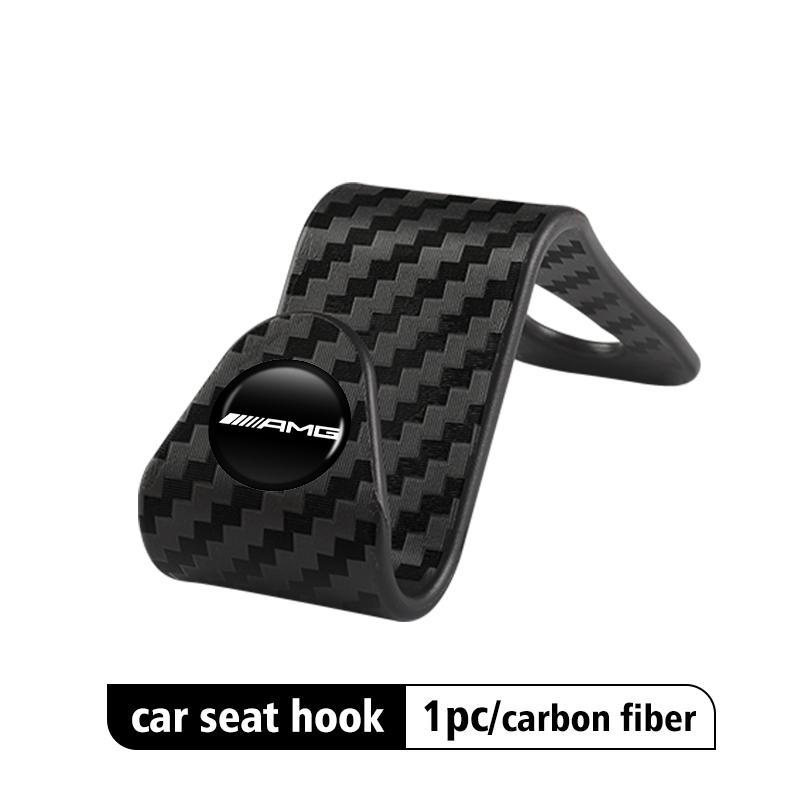 4pcs Car Rear Seat Hook Storage Hanger Organizer Accessories For Mercedes Benz AMG W204 W205 W203 W211 W201 W210 W108 W124 W126 MV7