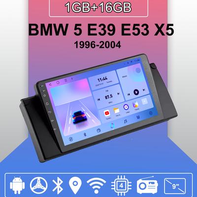 Autoradio Android Auto Carplay für BMW 5 E39 E53 X5 1996-2004 Multimedia-Player Head Unit Stereo GPS Navigation BT WIFI 1 + 16 GB
