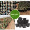 500pcs/set New Disposable Plant Propagation Pots Plastic Black Seedling Cup Plant Nutrition Cups Garden Tools