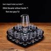 Frosted Vintage Acrylic Shot Glass Holder