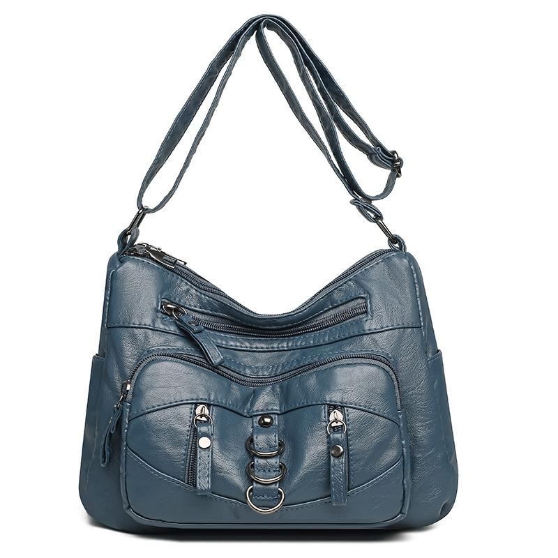 Women's Crossbody Bag Multi-Compartment Large Capacity Commuter Shoulder Bag Mother Bag