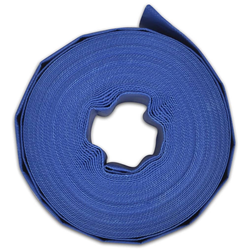 Vidaxl Flat Hose, 50 M, 1.5", Pvc