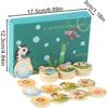 Wooden Animal Matching Game for Kids  Toddler Educational Card Matching Toy  Fun Learning Game for Preschool Children Ages 3, Boys and Girls