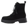 Vintage Suede Matte Round Head 2025 Autumn and Winter New Lace-up Martin Boots Women's British Style Thick-soled Thick-heeled Short Boots