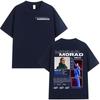 Rapper Morad MDLR 2025 Tour T Shirt Fashion Hip Hop Vintage Short Sleeve Tshirts Unisex Women Casual Cotton Tshirt Streetwear