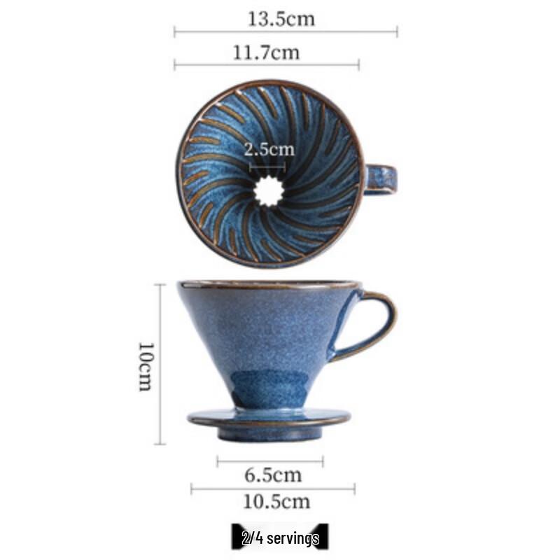 Hand-Pour Ceramic Coffee Dripper