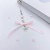 Crystal Beads Five-Pointed Star Hang Tags New Year Jewelry Making Tassels Shell Flower Pendant for Keychain Crafts