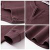 American Vintage Trend Autumn Winter New Men Solid V-Neck Fashion Casual All-match Long Sleeve Loose Pullovers Sweatshirts Tops