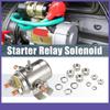 Single Starter Relay Solenoid for Various Winch Motors Golf Cart Universal
