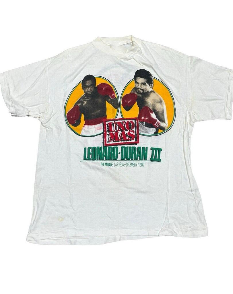 Sugar Ray Leonard Vs Roberto Duran White Unisex T-Shirt All Size 8D409