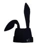 Tansanmageunesyum Button Rabbit Beanie (Black)