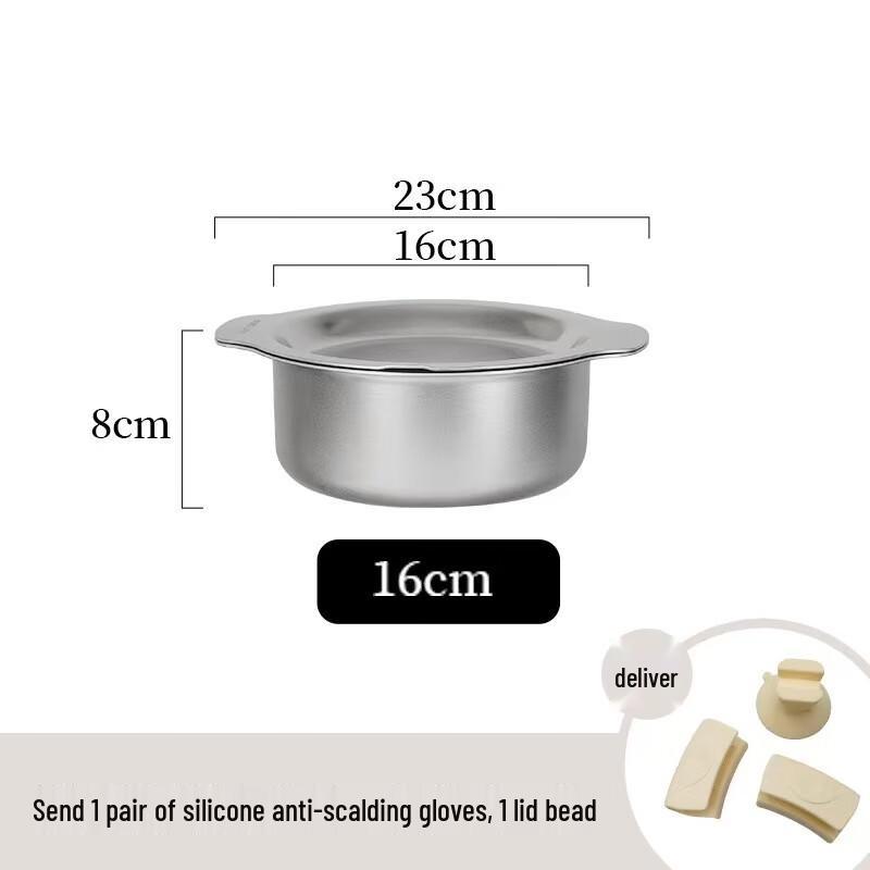 Wutuo 3-Ply 304 Stainless Steel Soup Pot