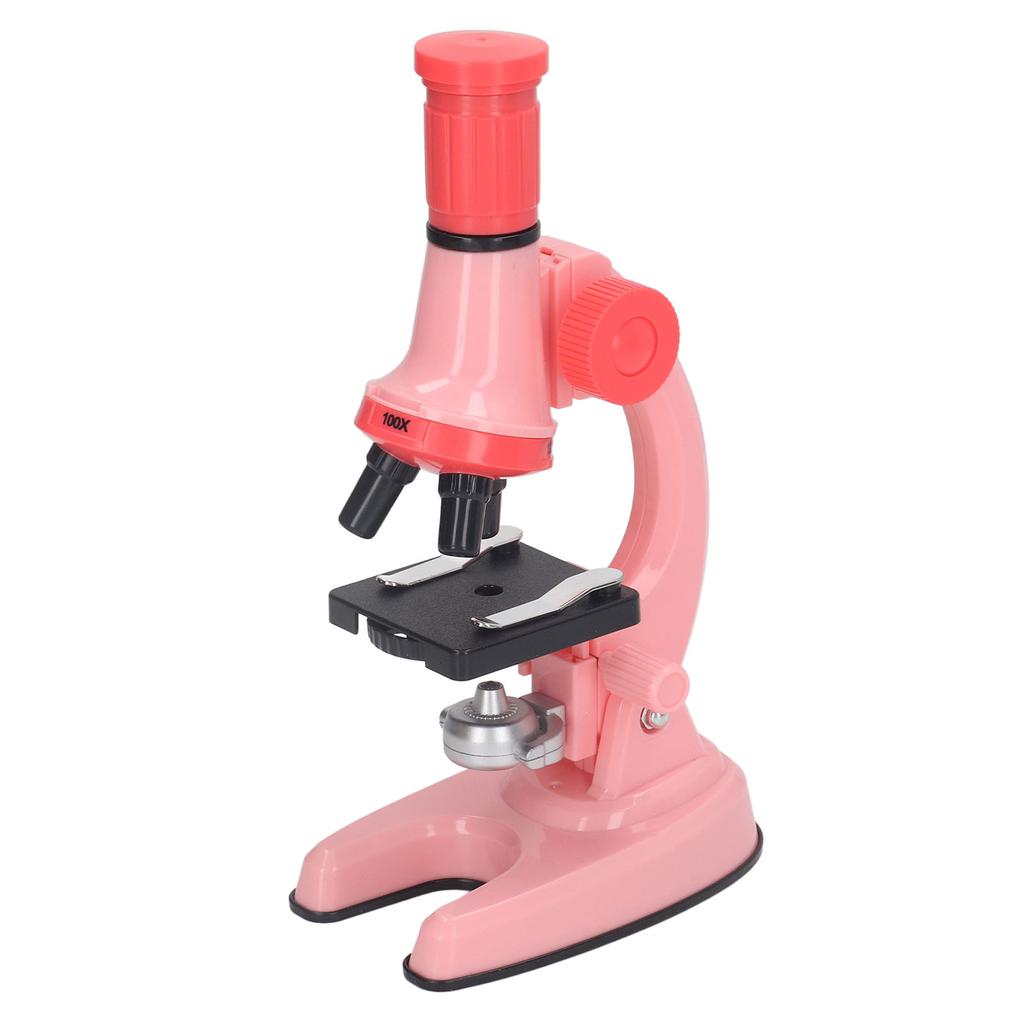 Kids Microscope Set Clr Image Source Science Educational Magnifier Toy with LED Light