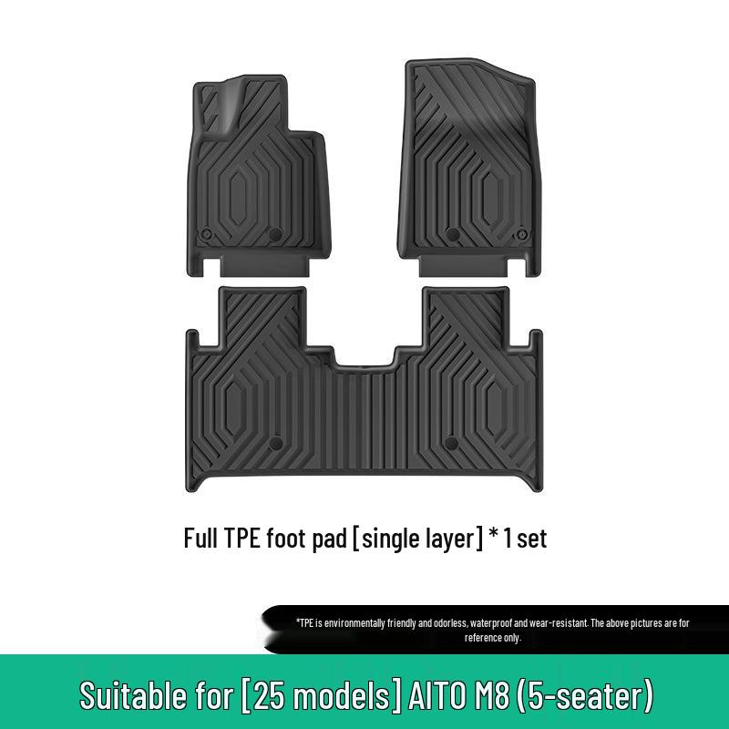 AITO M8 TPE Mats: Floor, Seat Back, Trunk for 25 Models