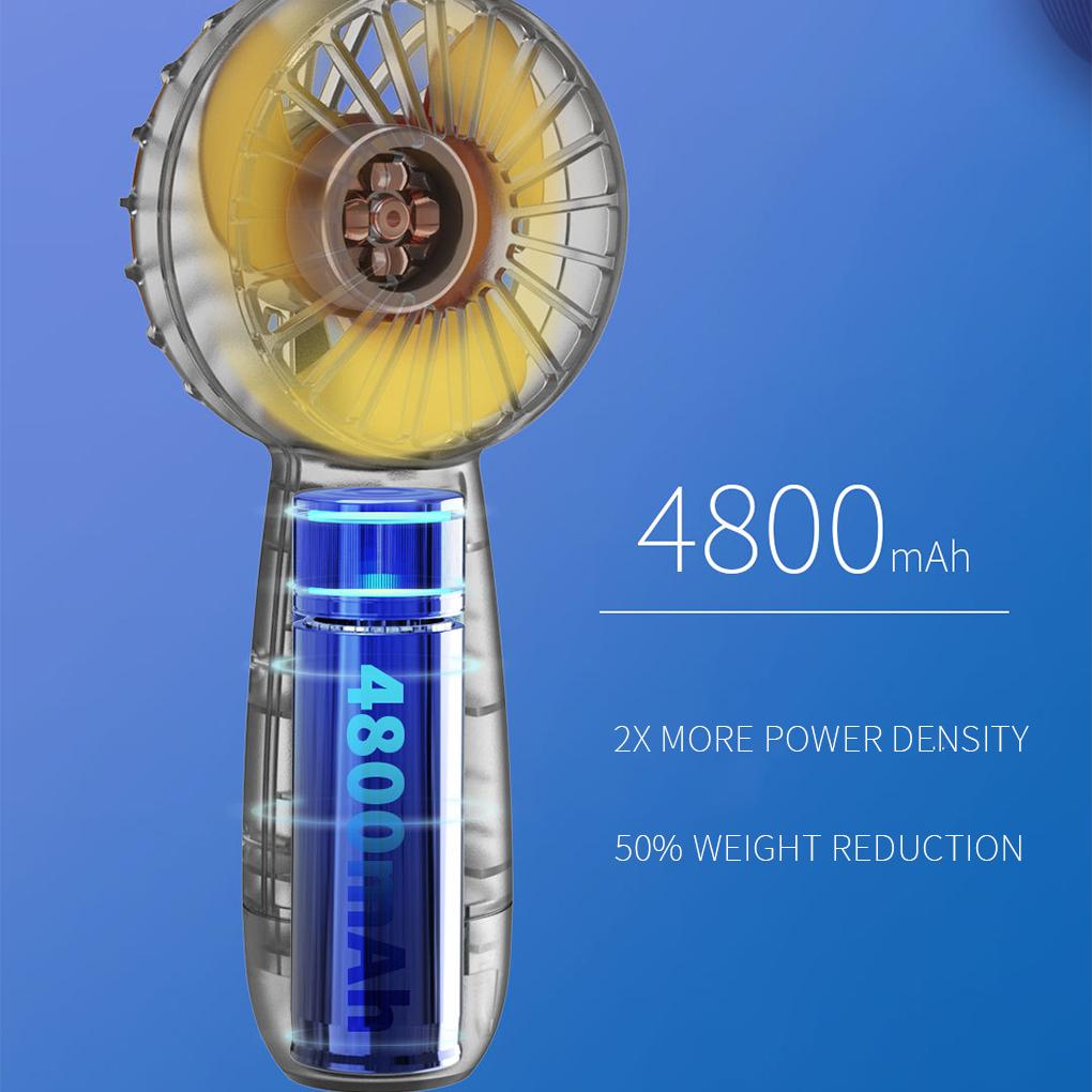 Fan USB Handheld Portable Rechargeable Mini New Cooling Pocket Outdoor Office Desktop Charging Indoor Student Kids