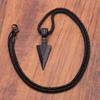 Men 'S Design Matte Long Necklace With Arrow Pendant Jewelry Chain Hip Hop Punk Rock Christmas Halloween Gift For Men