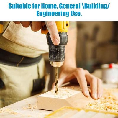 New Hexagonal Handle Twist Drill Titanium Plated 1.5-6.5mm Drill Bit Power Accessory