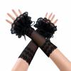 Ruffled Lace Lace Arm Sleeves Elastic Band Fake Sleeves Women's Fingerless Gloves  Anime Costume